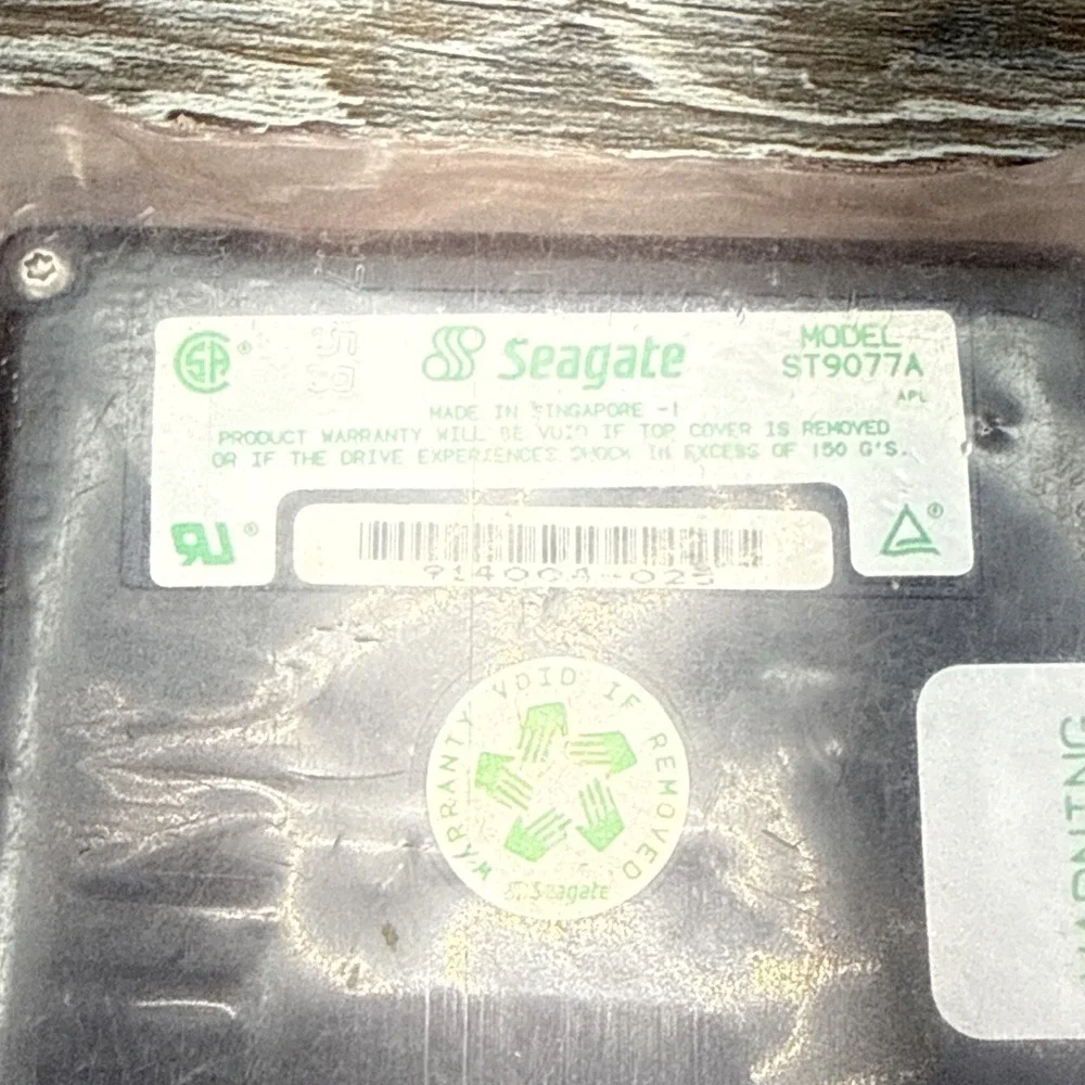 SEAGATE Model: ST9077A HARD DISK DRIVE HDD VINTAGE NOS
